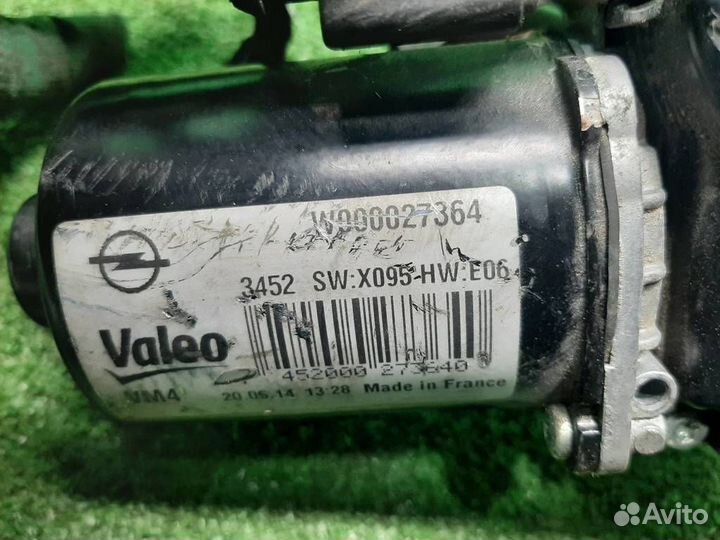 Мотор стеклоочистителя левый Opel Zafira C 2014