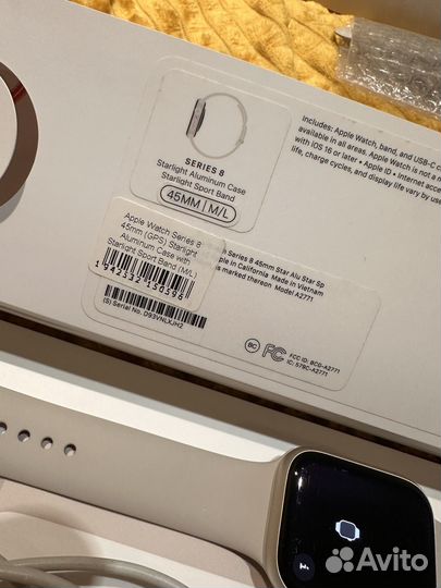 Часы apple watch 8 45 mm бу