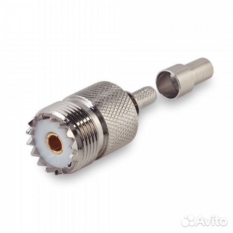 Разъем UHF U-211F PL259(female, мама) на кабель RG