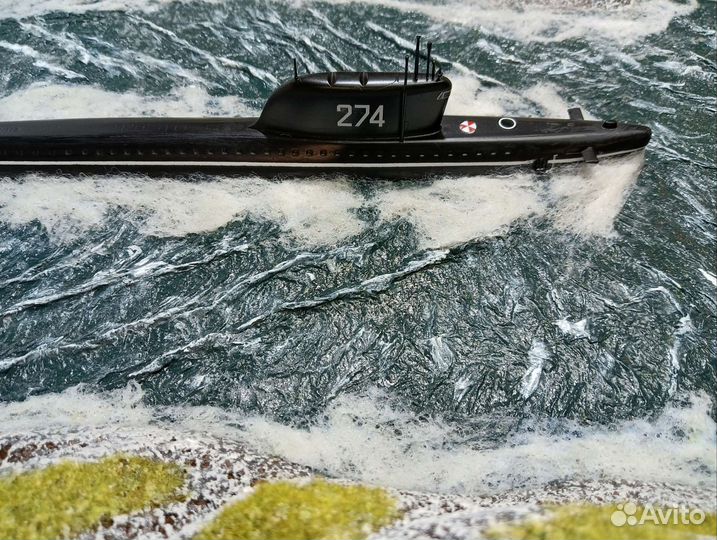 Диорама,подводная лодка