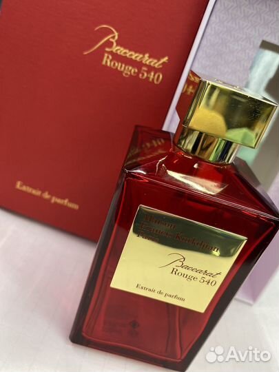 Пустой флакон и коробка Baccarat Rouge 540 Extrait