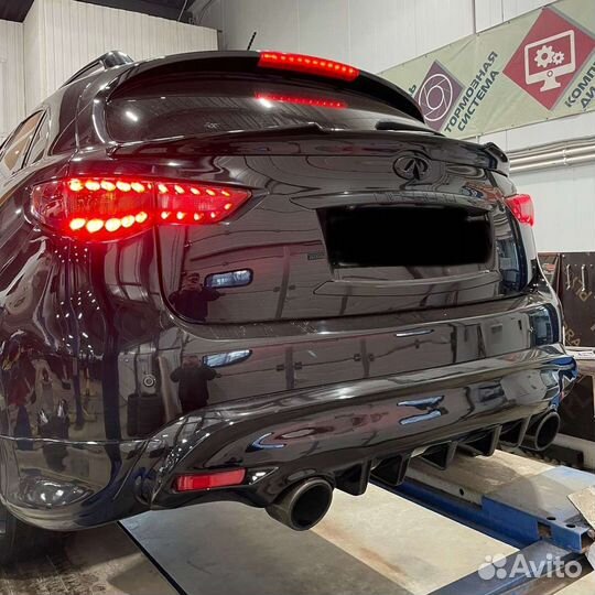 Тюнинг диффузор для infiniti QX70 FX37