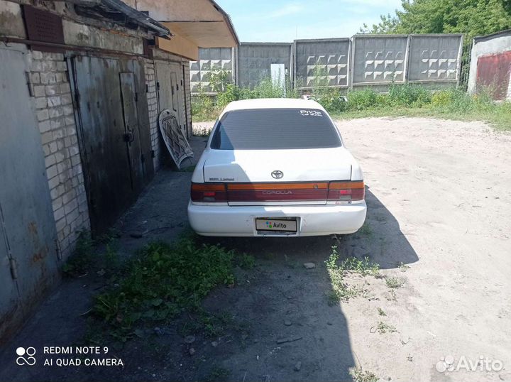 Toyota Corolla 1.5 МТ, 1991, битый, 307 000 км
