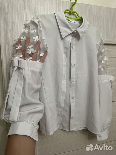 Рубашка для девочки 128