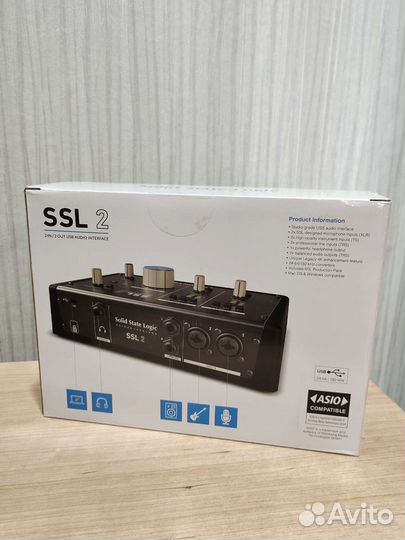 Аудиоинтерфейс Solid State Logic SSL2 (новый)
