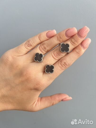 Серьги в стиле Ван Клиф