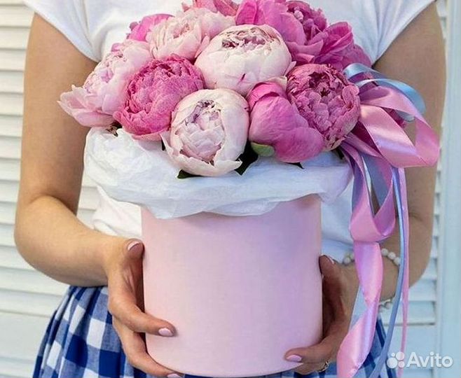 Пионы Розы Доставка