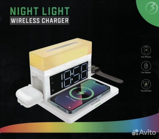 Док станция беспроводной зарядки 5 в 1