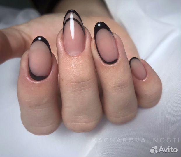 Маникюр наращивание ногтей