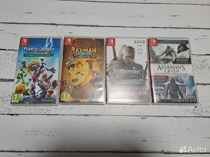 Картриджи nintendo switch