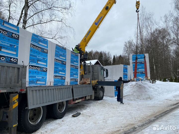 Газобетонные блоки с завода Бонолит