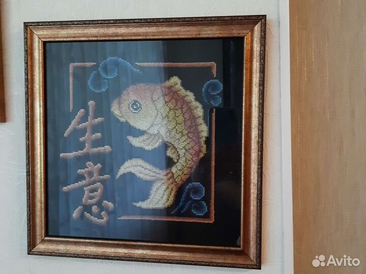 Картина,вышитая крестом