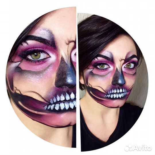 Профессиональный аквагример на Хеллуин