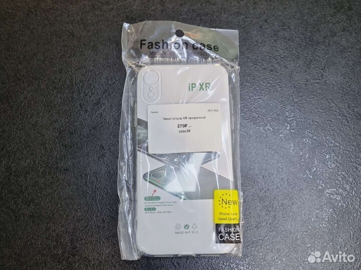 Чехол прозрачный iPhone xr