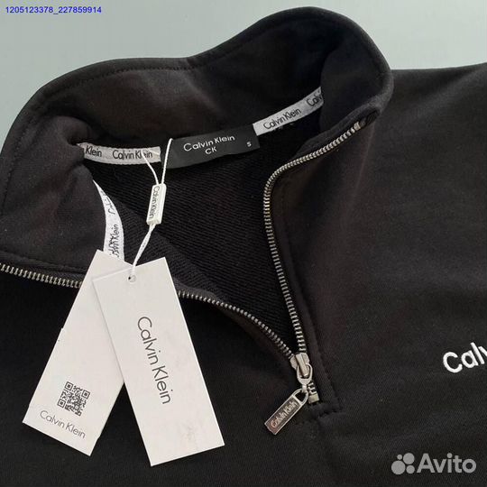 Свитшот полузамок Calvin Klein