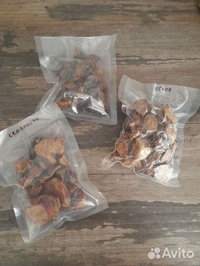 Сушеные лакомства для собак