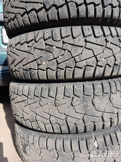 Колеса в сборе шипы R 14*100