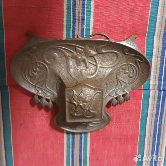 Бронзовая чернильница