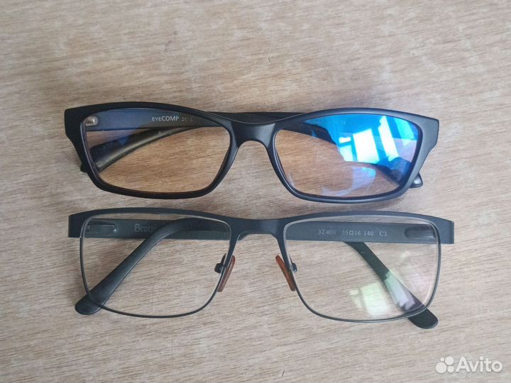 Очки с диоптриями бу+компьютерные