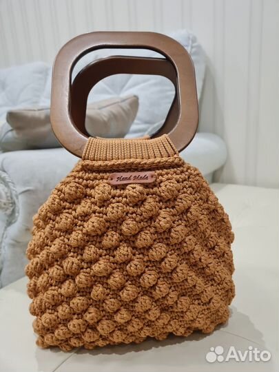 Сумка женская ручная работа вязанная
