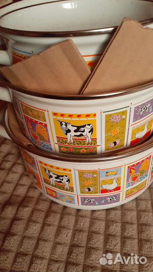 Эмалированная посуда новая