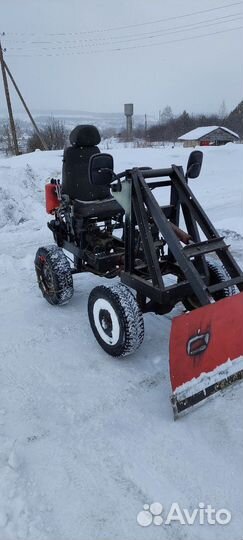 Минитрактор самодельный переломка