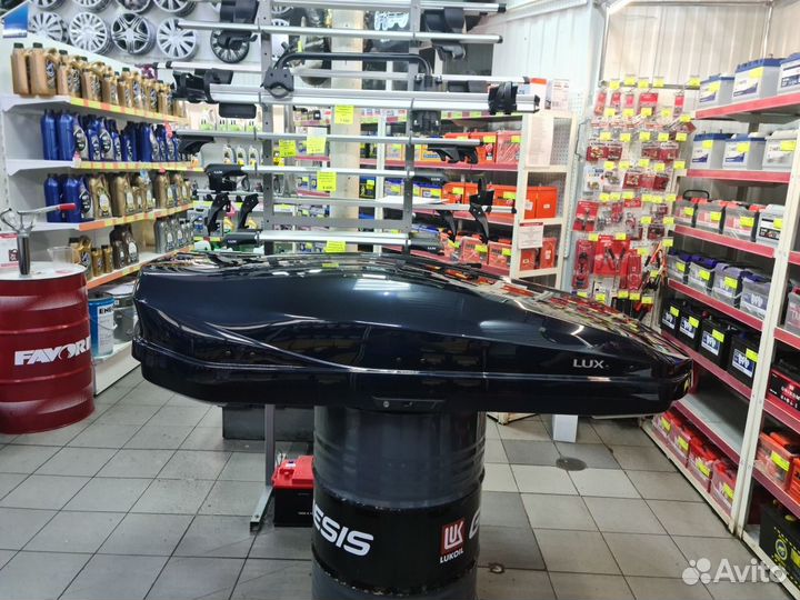 Багажник бокс на крышу Lux Irbis-175 450л багажный