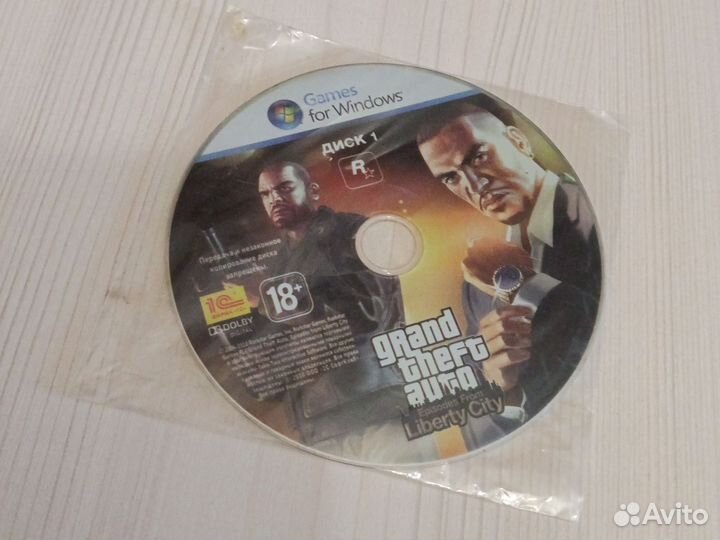 Диск Gta episodes from liberty city