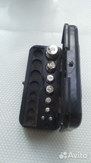 Гирьки СССР набор И весы 19 век