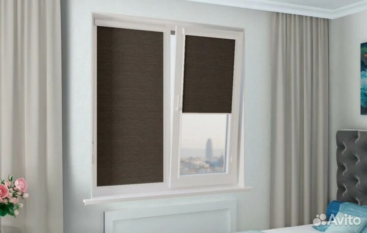 Рулонные шторы блэкаут на окно