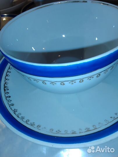 Сервиз на 6 персон. Старая Барановка 50 годы