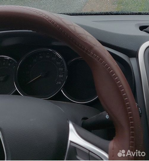 Кожаная оплетка на руль(новая в упаковке)