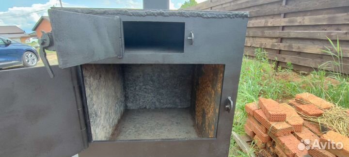 Печь для бани с баком