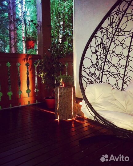 Светящиеся пни для ландшафтного дизайна