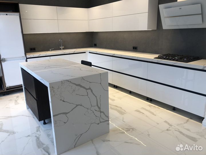 Столешница из искусственного камня (кварц, акрил)