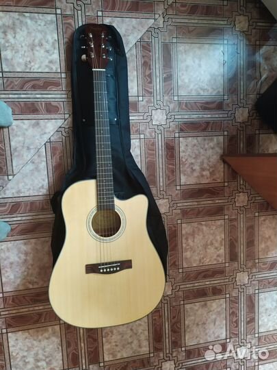 Акустическая гитара fender cd 60 + чехол
