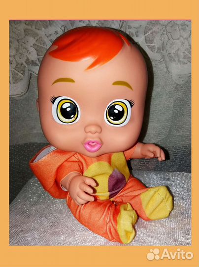 Пупс Cry Babies плачущий и пупс Кьюпи