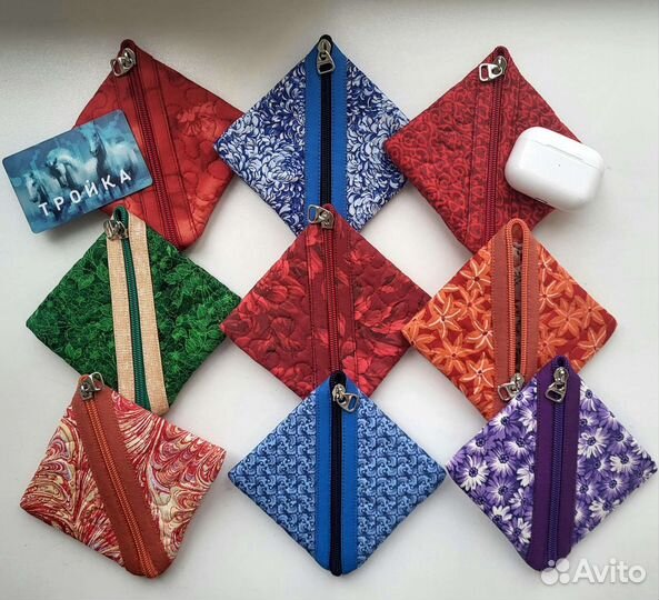 Чехлы для наушников, карточек (ручная работа)