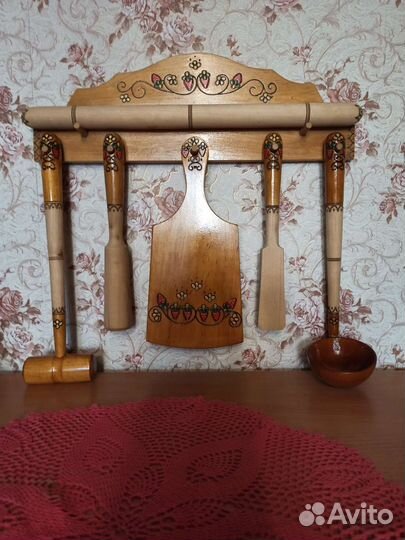 Кухонные принадлежности из дерева СССР