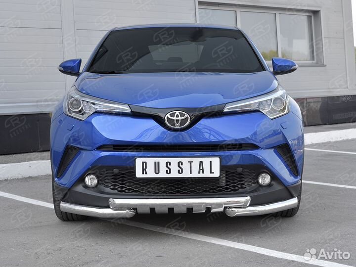 Oyota C-HR 2018- Защита + клыки