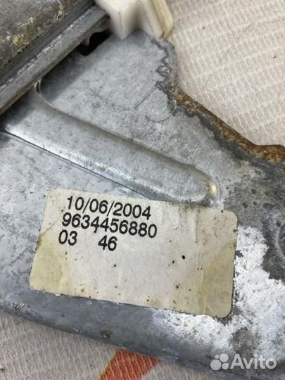 Стеклоподъемный механизм передний правый Peugeot