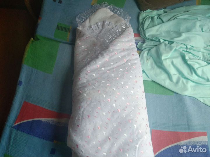 Конверт на выписку для девочки осень весна