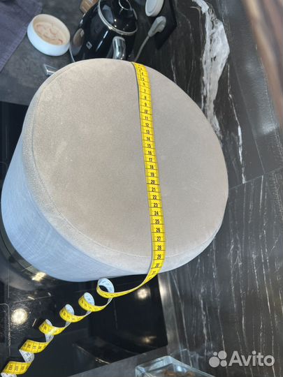 Мягкий круглый пуфик