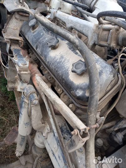 Двигатель ямз. камаз с прицепом