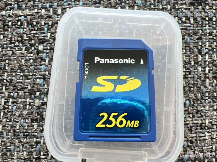 Карта памяти panasonic SD 256 мб