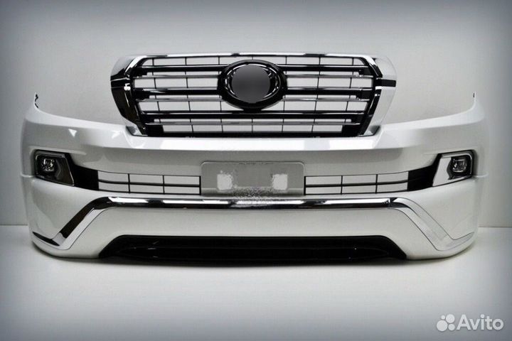 Land Cruiser 200 08-15 Рестайлинг бампер 16+ A5HC7