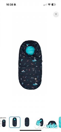 Конверт-кокон для новорожденного 56-74