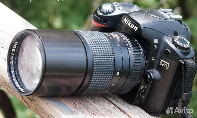 Объекттив телеар-н 3.5/200 ник. практически новый