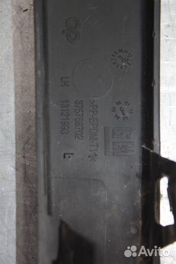 Молдинг бампера передний левый Opel Astra H