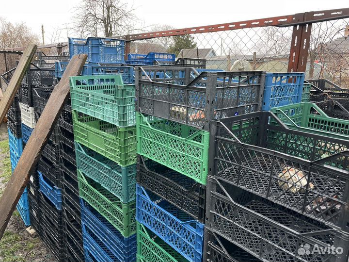 Пластиковые ящики для хранения бу